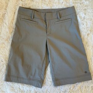 Athleta Women's Tan Brown Bermuda Shorts Size: 8
